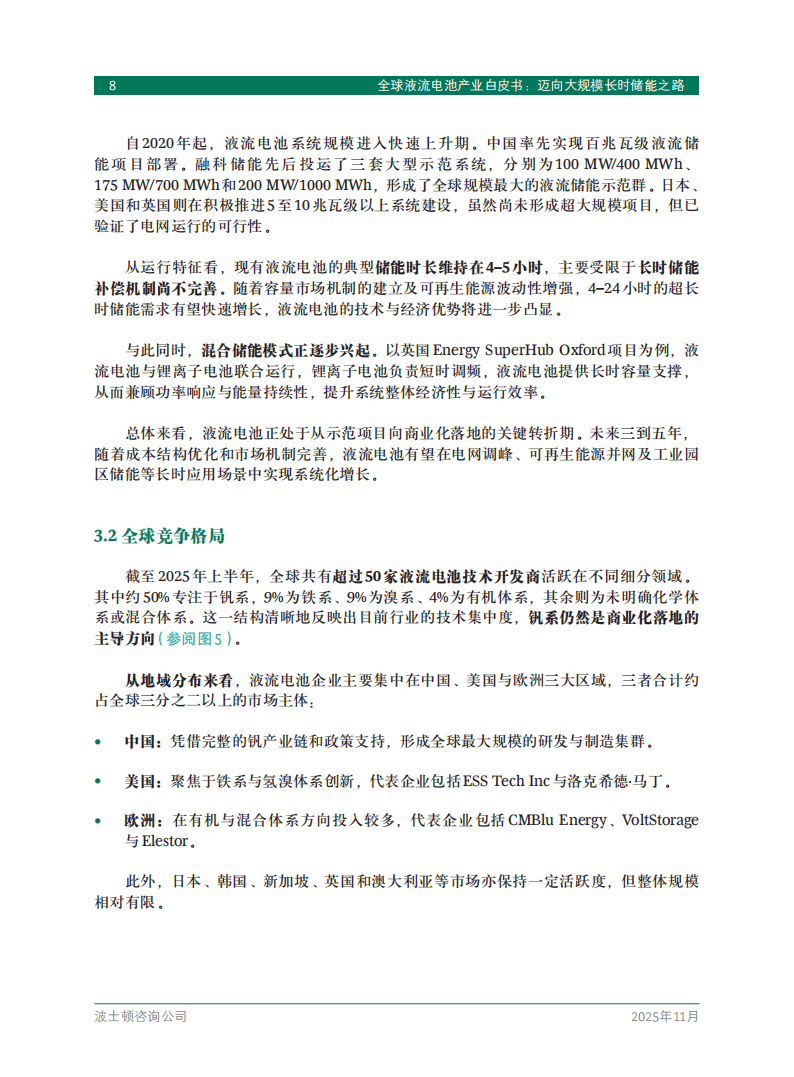 2025年全球液流电池产业白皮书